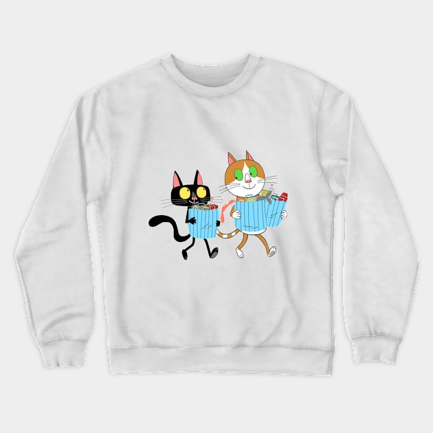 Shopping Crewneck Sweatshirt by Sunshine Corner